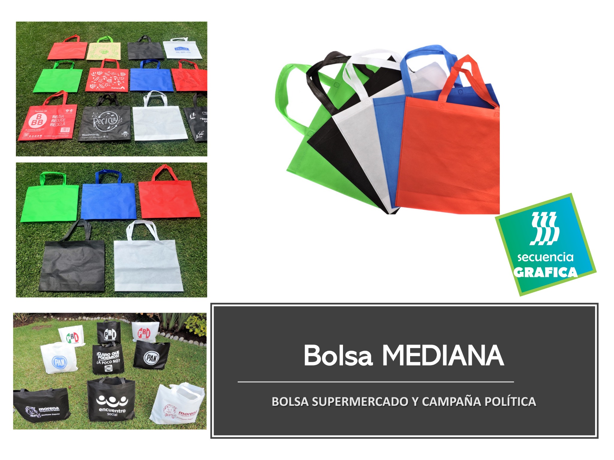 Bolsas ecológicas impresas